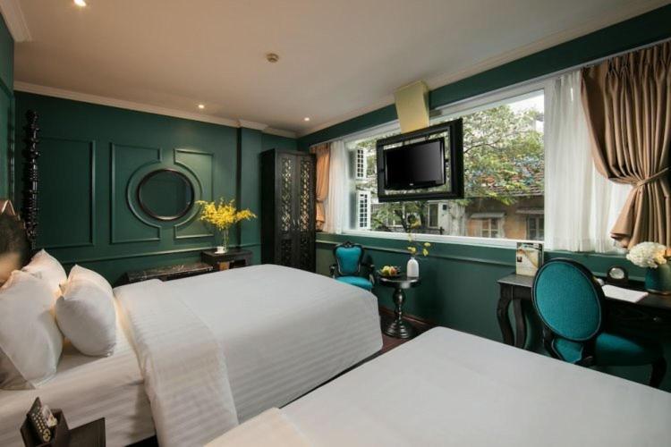 Hanoi Glance Hotel Bagian luar foto