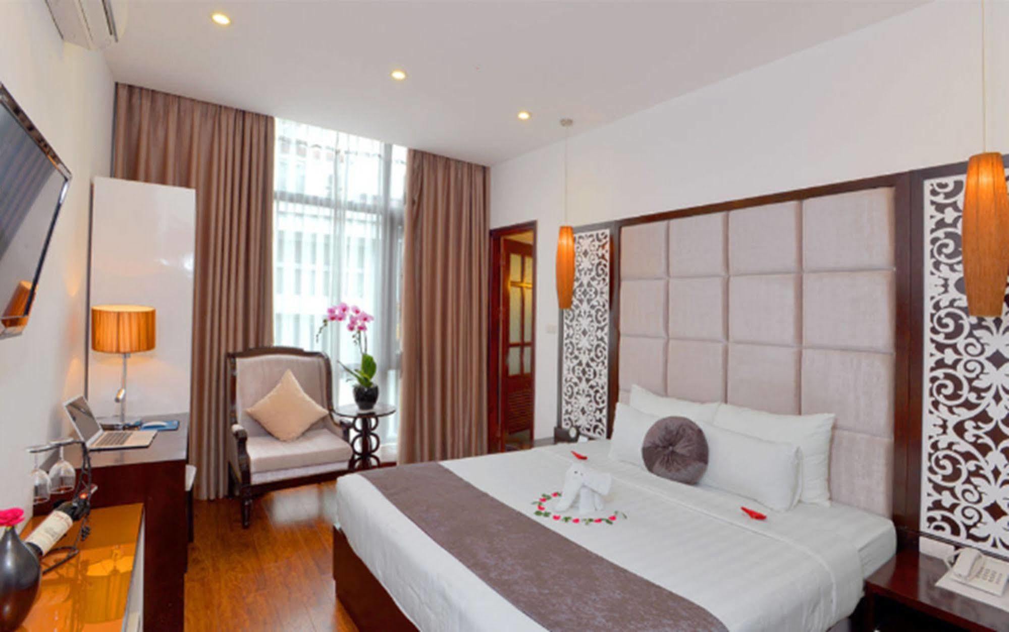 Hanoi Glance Hotel Bagian luar foto